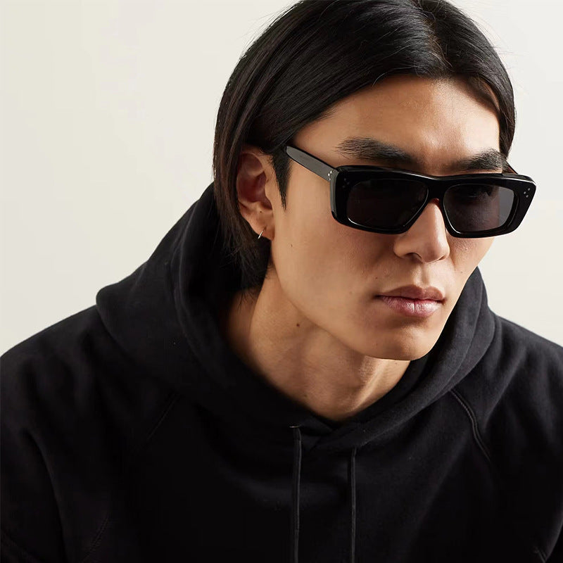 Damen quadratische Sonnenbrille mit modernem Design und polarisierenden Gläsern Brehn