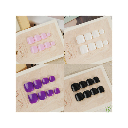 Premium Matte Finish Press-On Fußnägel Brehn