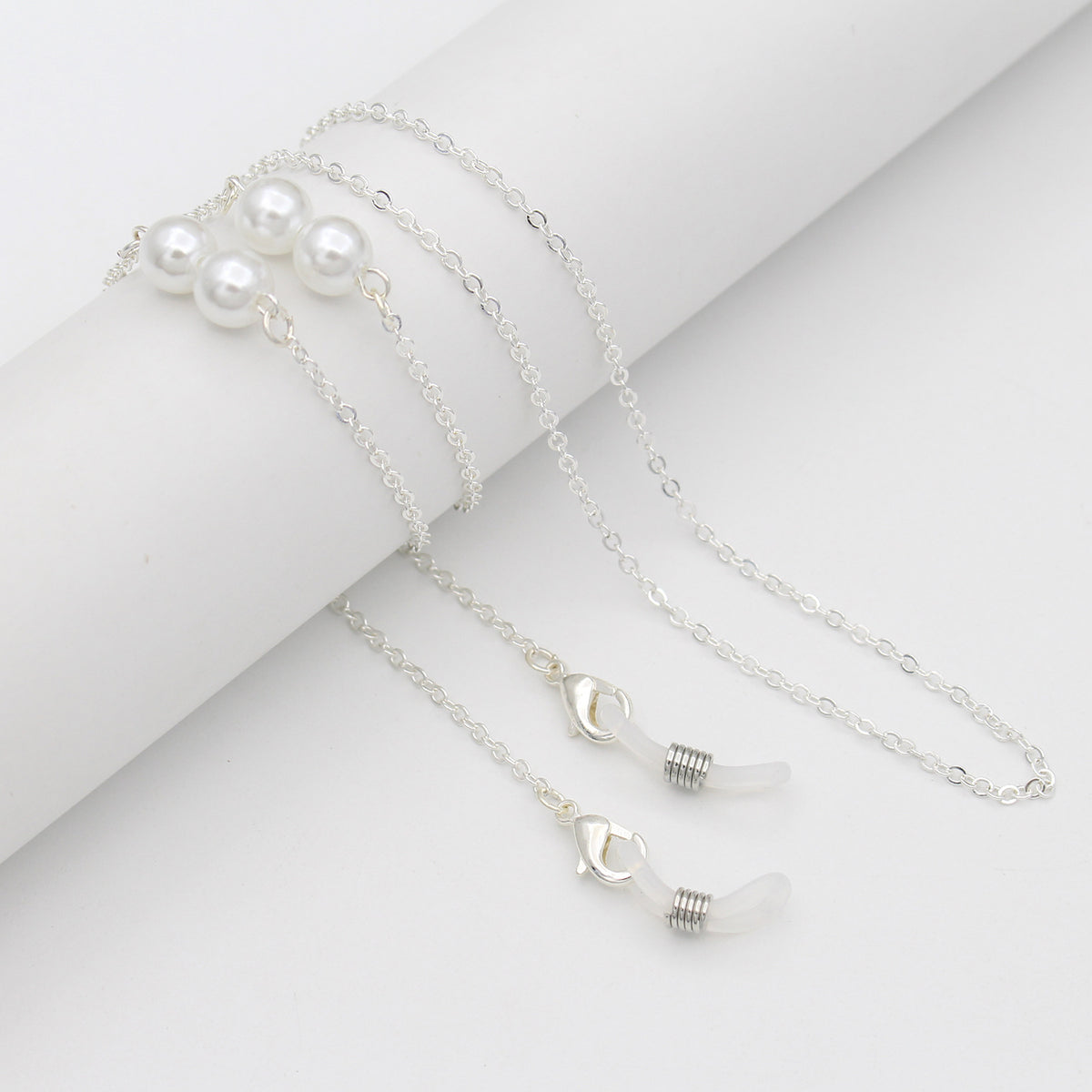 Elegante Perlen-akzentuierte Brillenbandkette Brehn