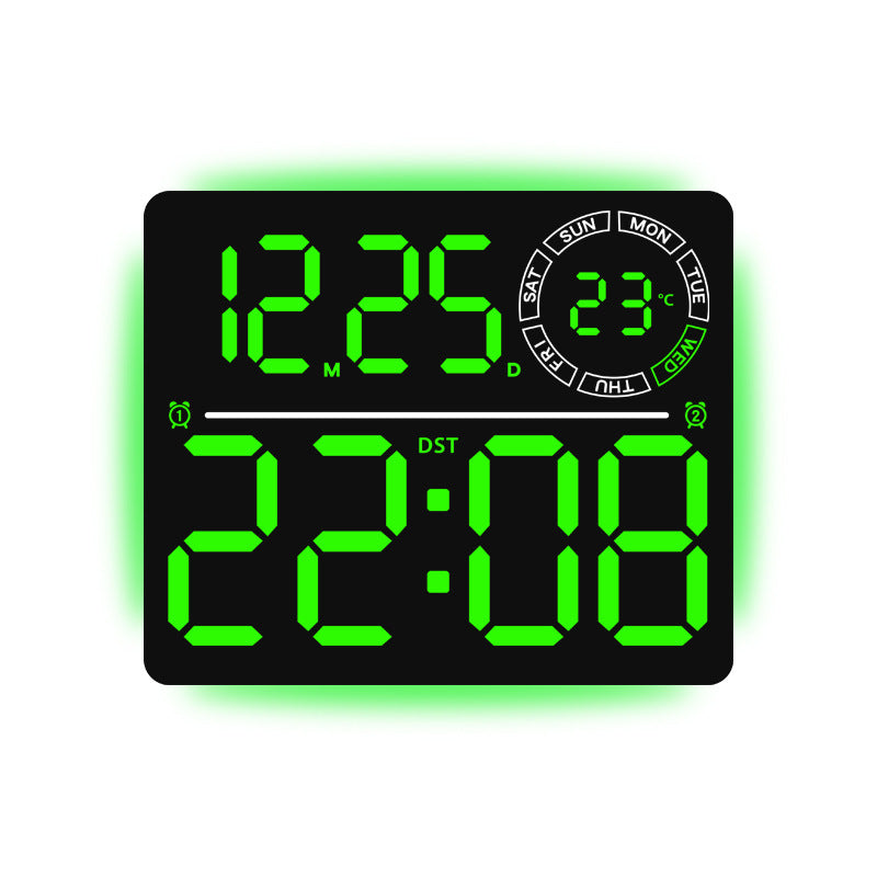 Digitale Wanduhr Brehn