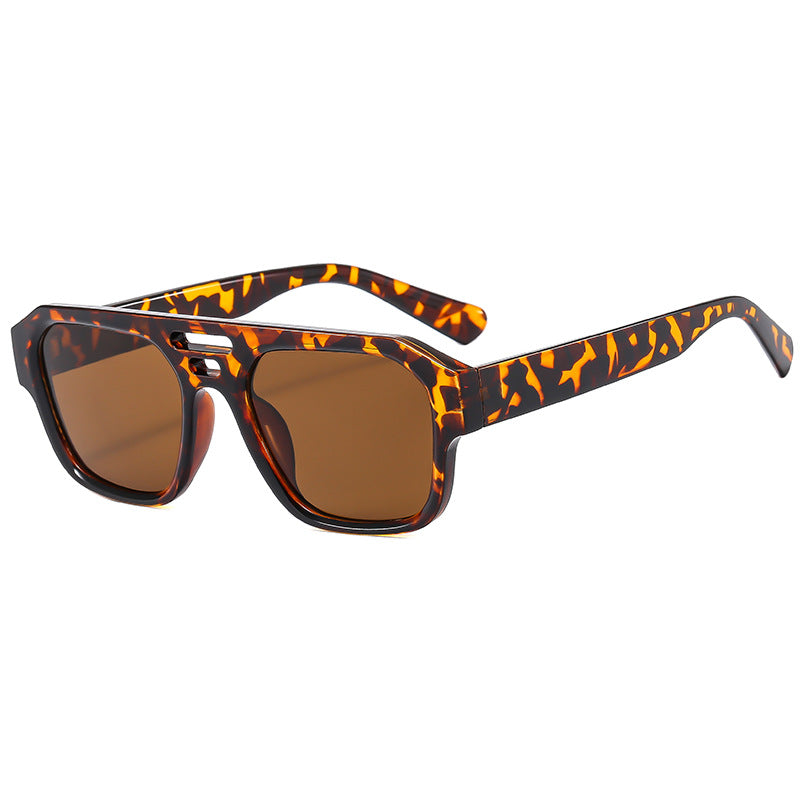 Damen Modische Sonnenbrille mit kantigem Design und UV-Schutz Brehn