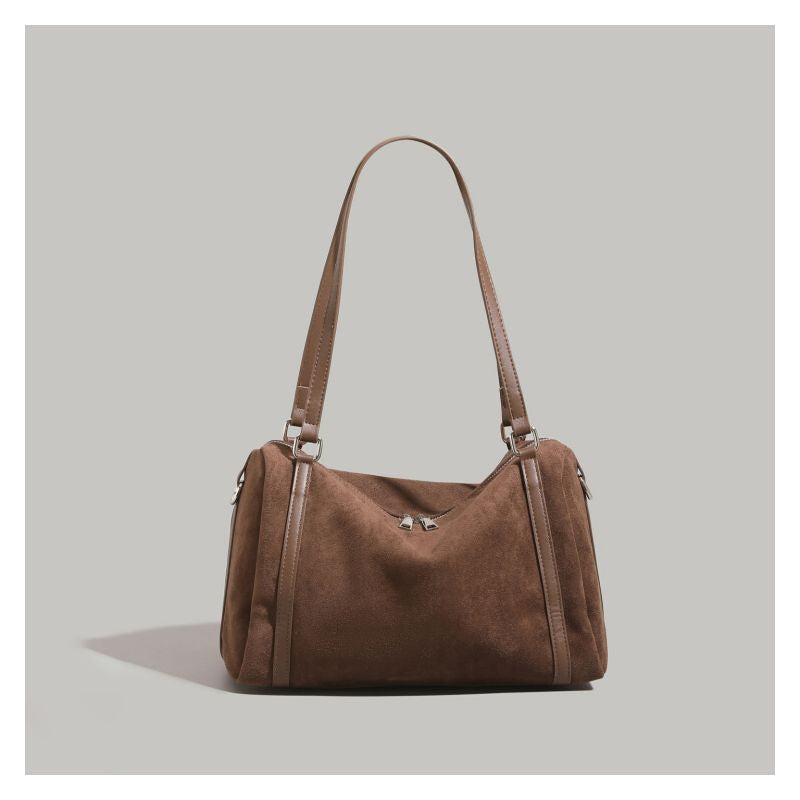 Weiche Wildleder-Schultertasche Brehn