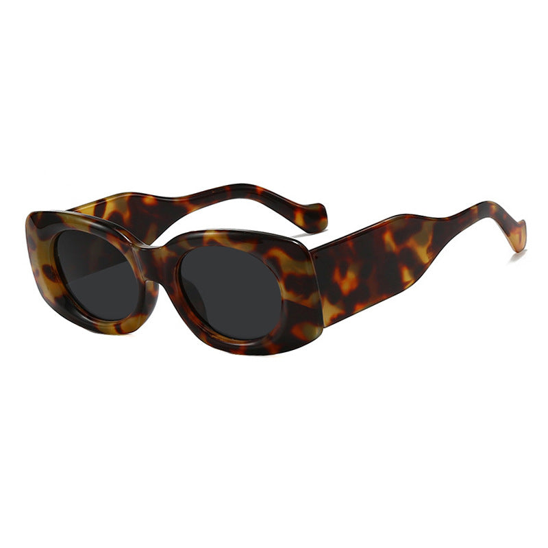 Damen futuristische Sonnenbrille im eleganten Quadratdesign Brehn