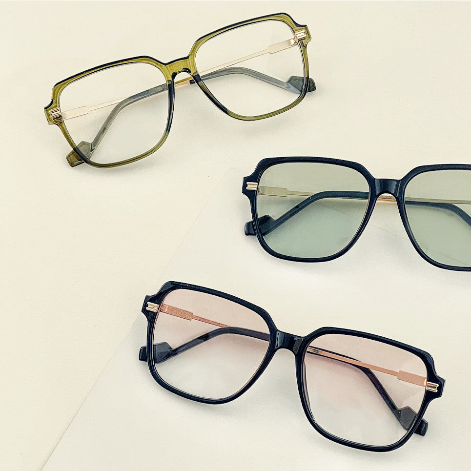 Damen trendige modische Sonnenbrille mit elegantem Metall-Detail Brehn