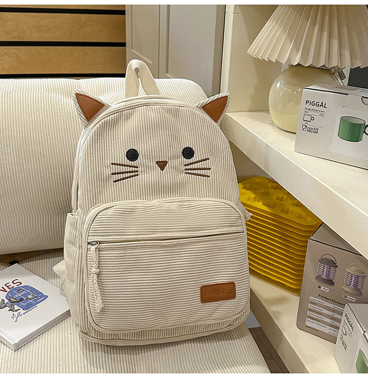 Süßer Katzenohren Mini Schul Rucksack