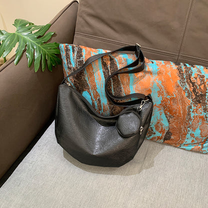 Lässige Schultern tote Tasche