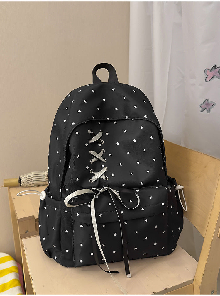Sternenprint Dekorativer Schulrucksack Brehn