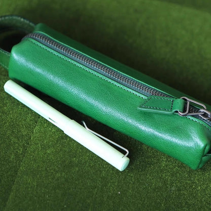 Premium Leder Reißverschluss Stiftschneider