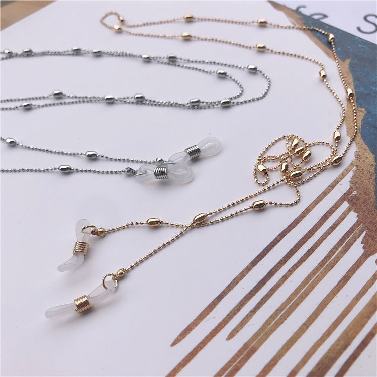 Stylische Metallkette Brillenhalter Brehn