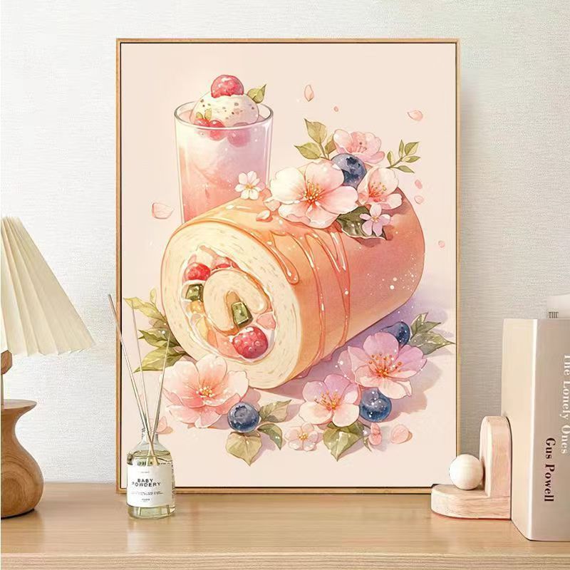 Gourmet Dessert-Themen Leinwand Wandkunst Brehn