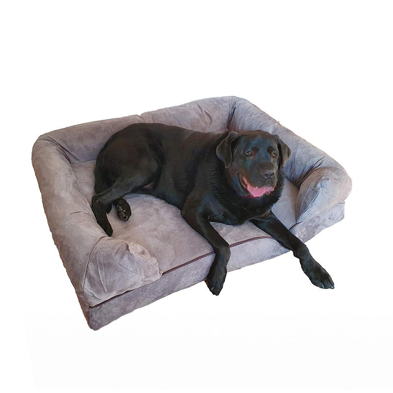 Bequemer Wildleder-Hundebett