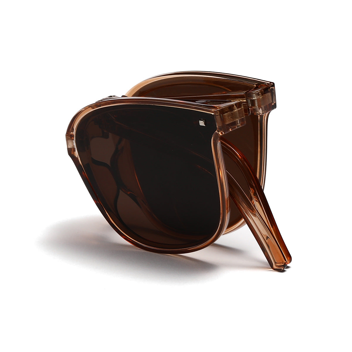 Damen quadratische Sonnenbrille mit innovativem Kunststoffrahmen und polarisierten Gläsern Brehn