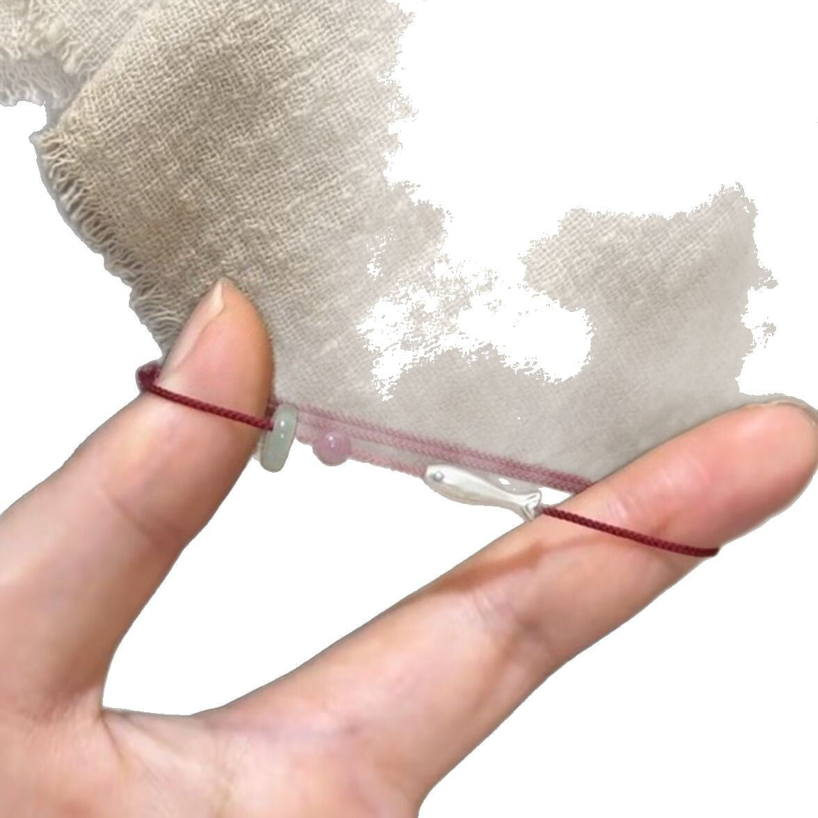 Minimalistischer Fisch-Anhänger-Armband Brehn