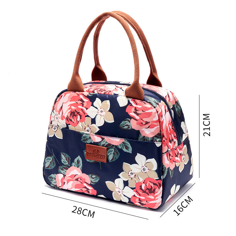 Damen Isolierte Kühltasche mit floralem Design Brehn