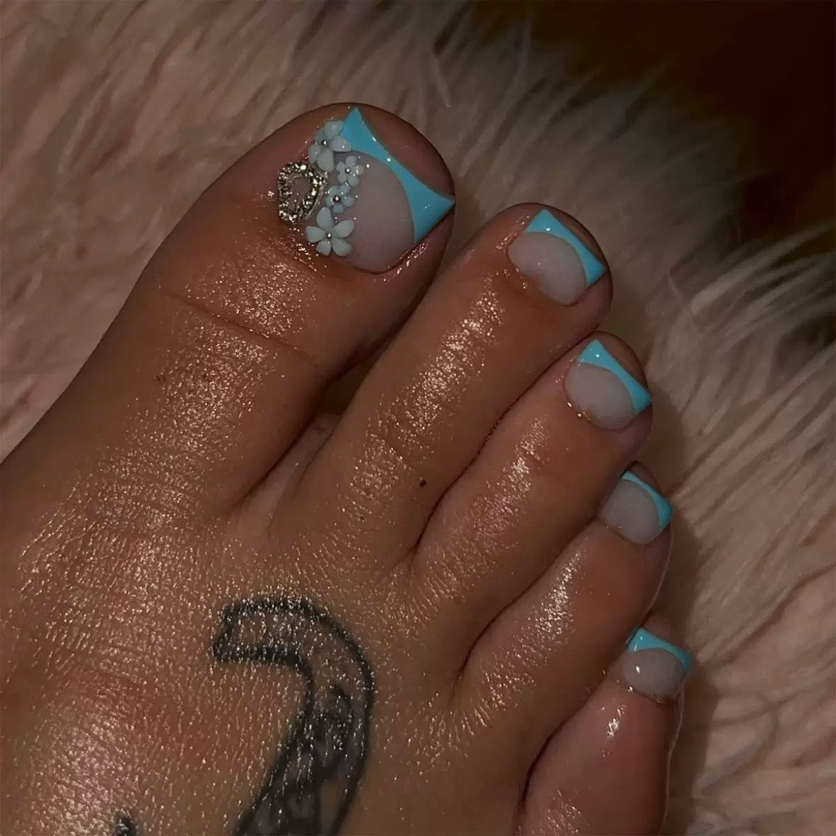 Kreative Fußnagelkunst Brehn