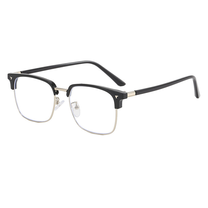 Damen elegante quadratische Brille mit leichtem Metallrahmen Brehn