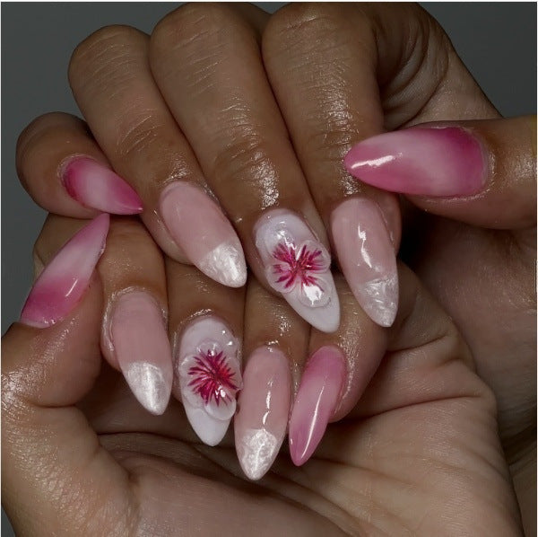 Premium Press-On Nail Set mit dekorativen Akzenten Brehn