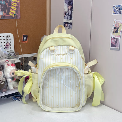 Transparenter Fenster-Multi-Compartment-Rucksack Brehn