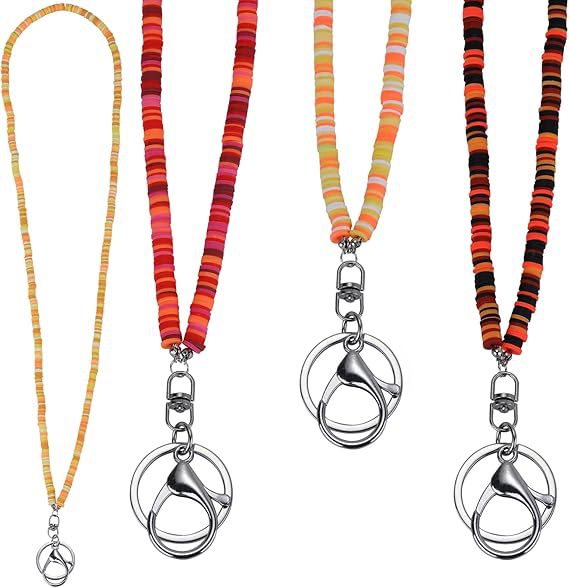 Bunte Perlen ID Badge Halter Lanyard Brehn