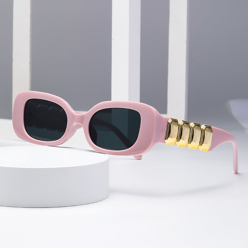 Damen modische Sonnenbrille mit glamourösem Rahmen Brehn
