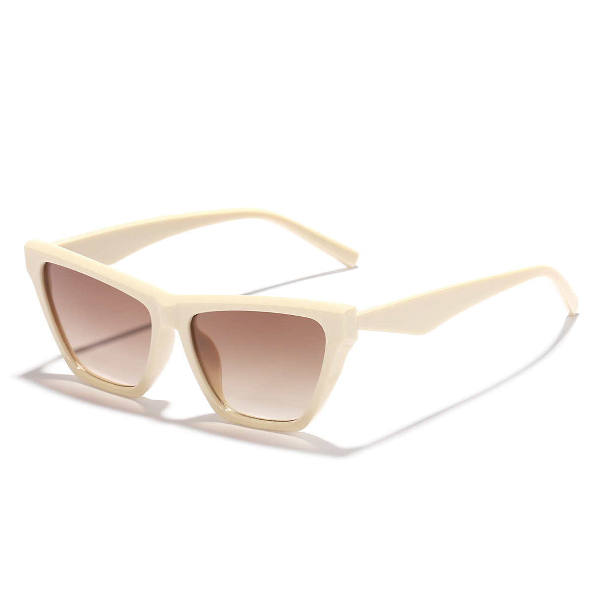 Damen Designer-Sonnenbrille mit stilvollem transparentem Rahmen und UV-Schutz Brehn