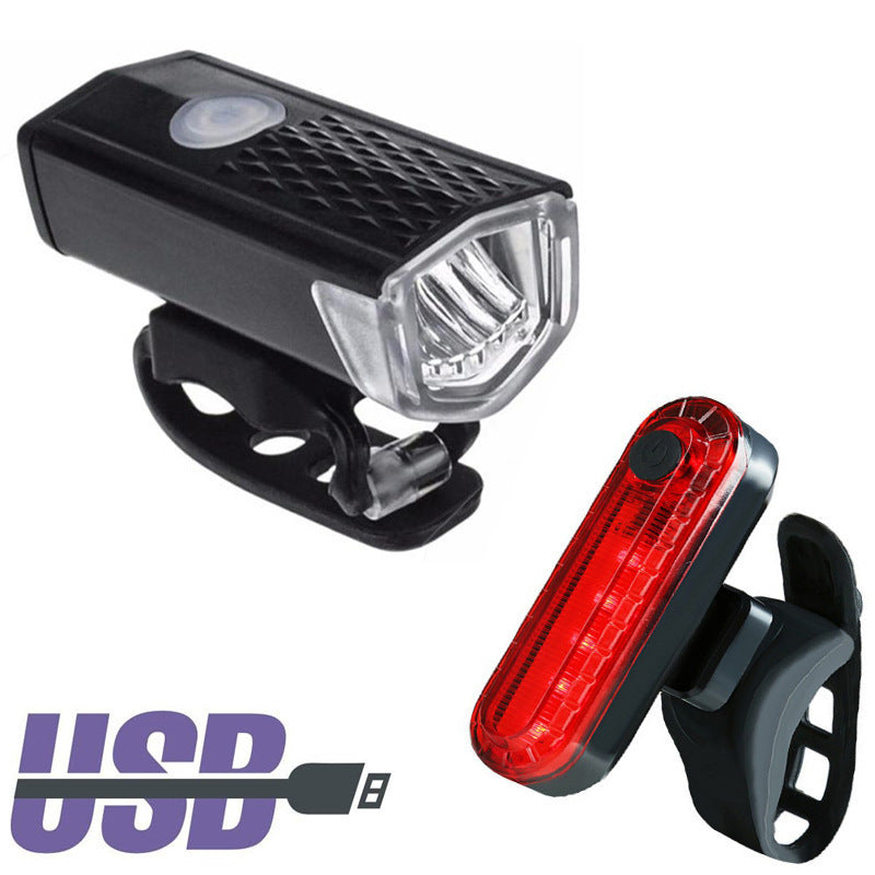 USB wiederaufladbares Fahrradleuchten-Set Brehn