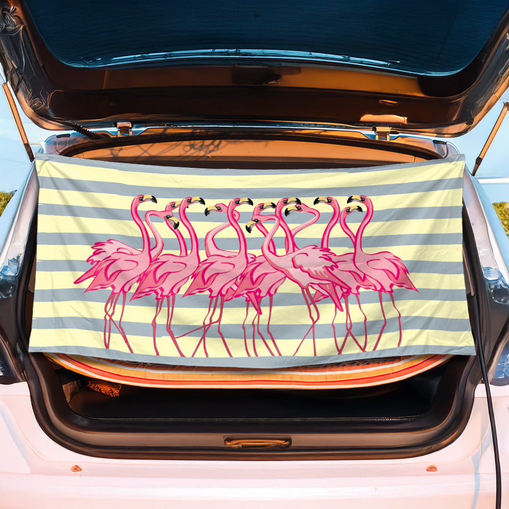 Kofferraummatte mit kreativem Flamingo-Design Brehn