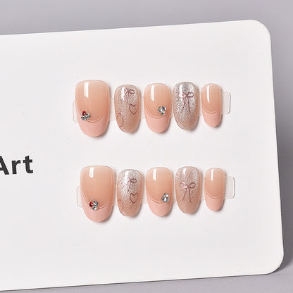 Elegante französische Tip Press-On Nagelkunst Brehn 1787316010