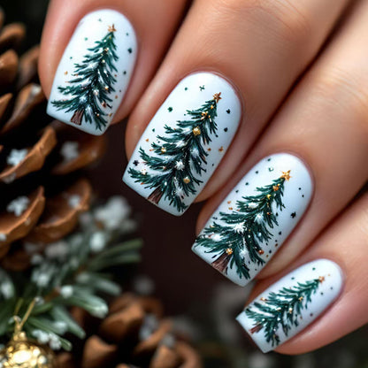 Urlaubs-Themen Künstlerisches Baumdesign Nagelkunst Brehn