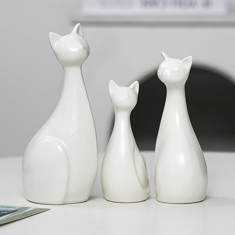 Dekorative Keramik Katze Brehn