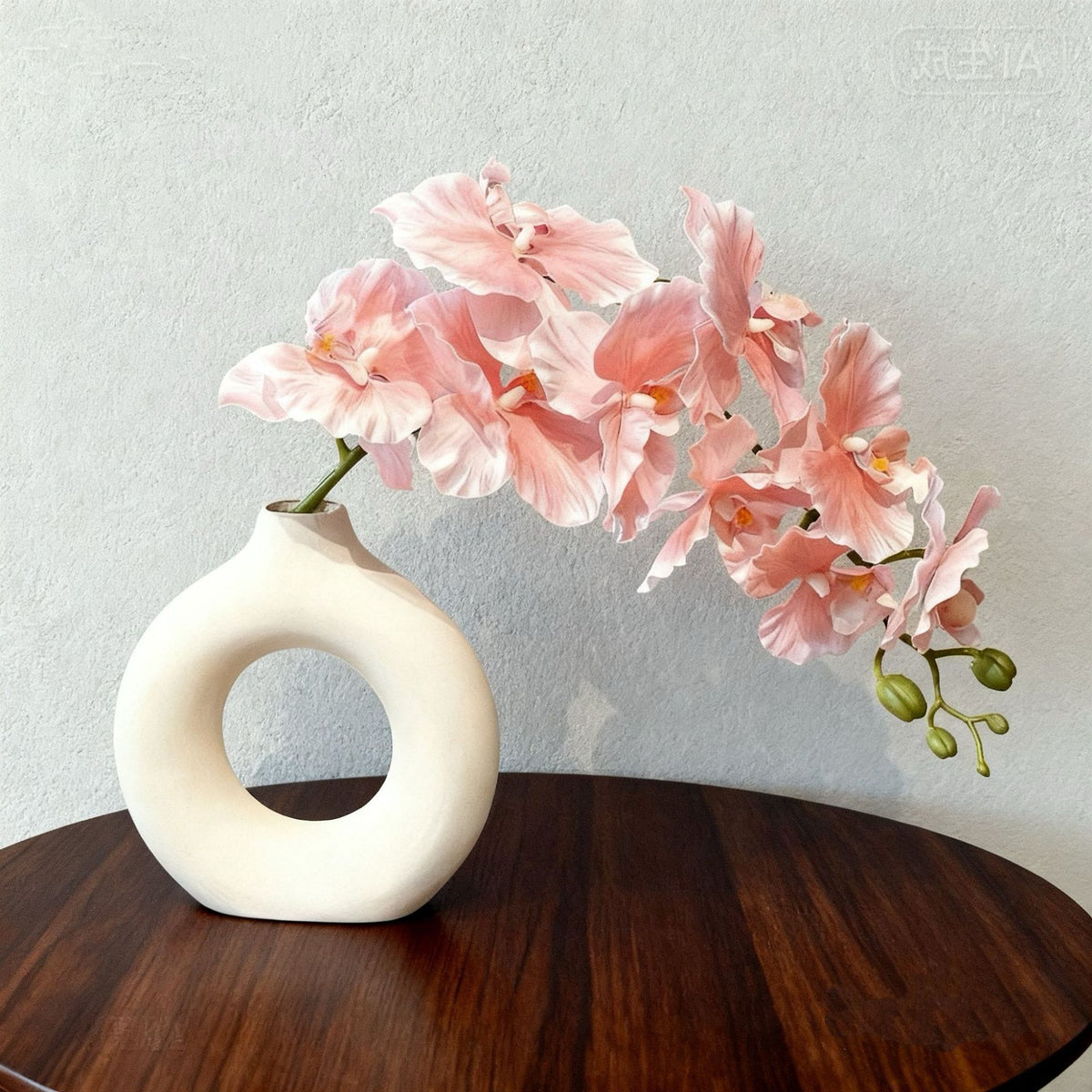 Elegante Seiden-Orchideen-Anordnung