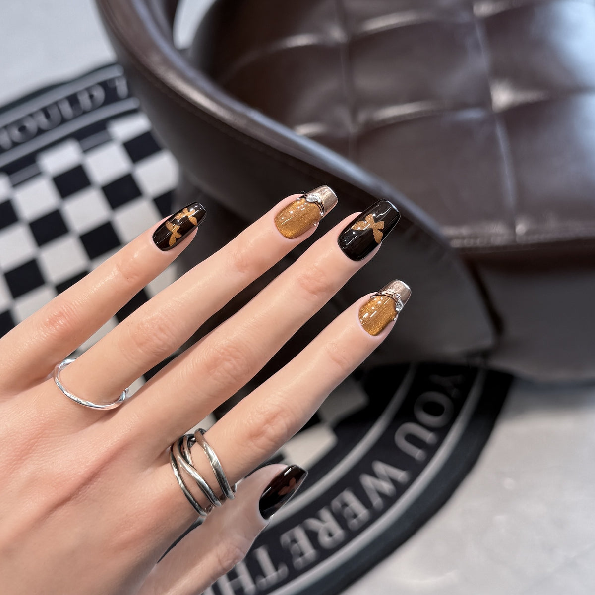 Dekoratives Schmetterling Nagelkunst Set Brehn