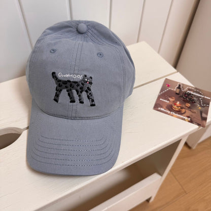 Damen Süßes Grafikbesticktes Baseballcap Brehn