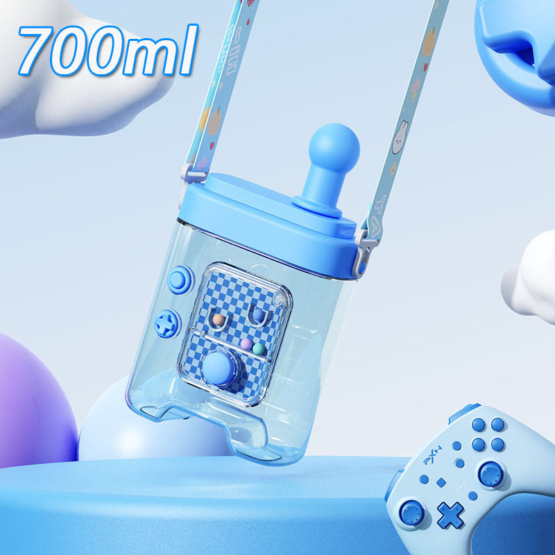Damen kreative Wasserflasche mit abnehmbarem Schultergurt Brehn