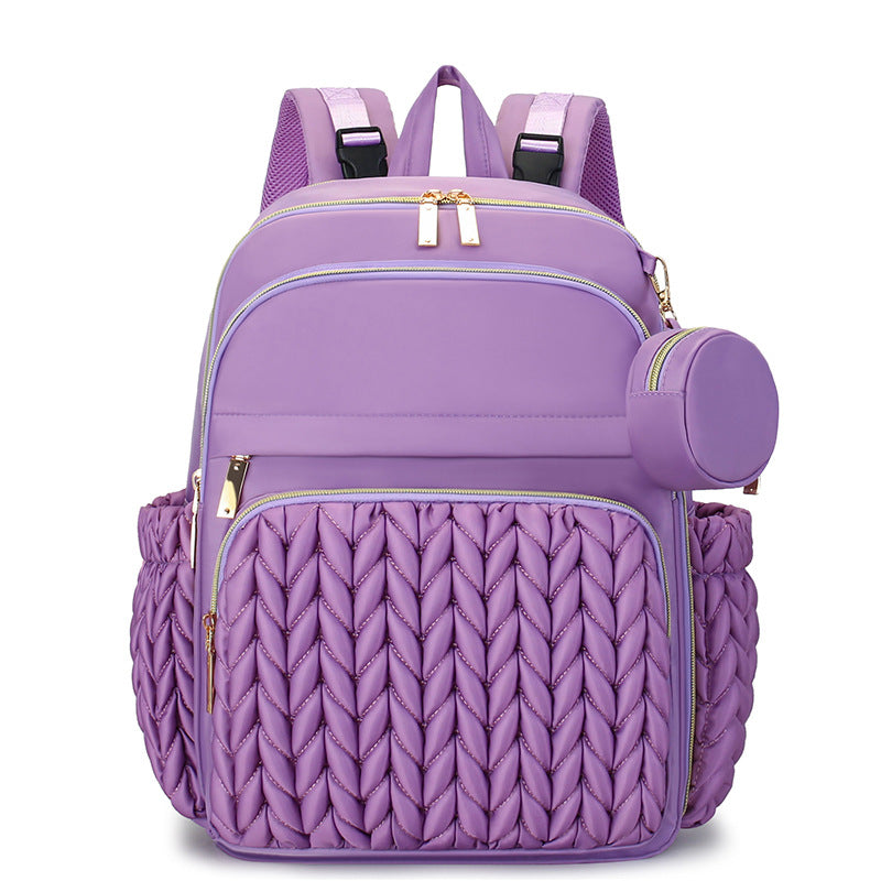 Chic Mehrfachfach-Rucksack mit stilvollem geflochtenem Design Brehn