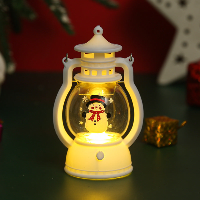Dekorative Weihnachtslaterne mit Weihnachtsmann-Motiv Brehn