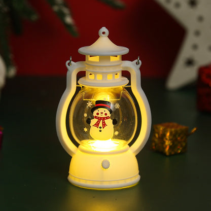 Dekorative Weihnachtslaterne mit Weihnachtsmann-Motiv Brehn