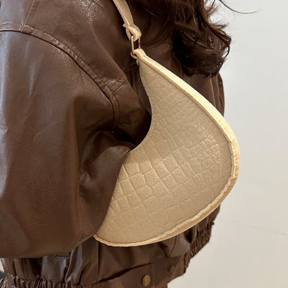 Modische Kroko Präge Hobo Tasche