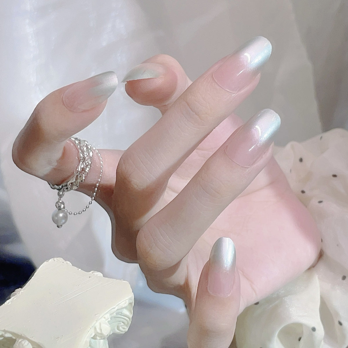 Iridescent Press-On Nagelset