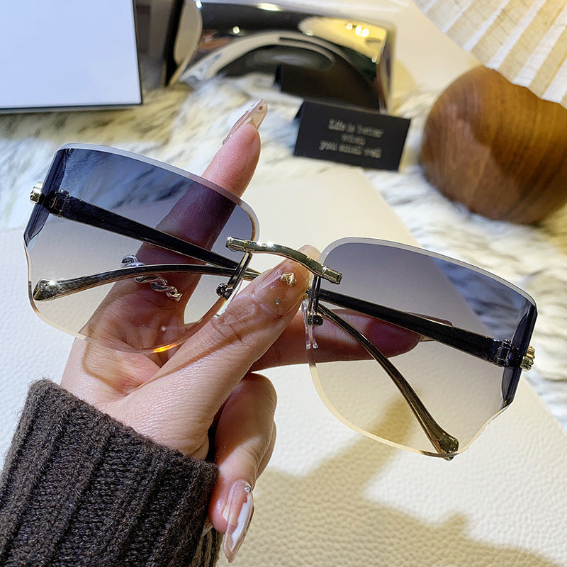 Damen exklusive geometrische Sonnenbrille Brehn