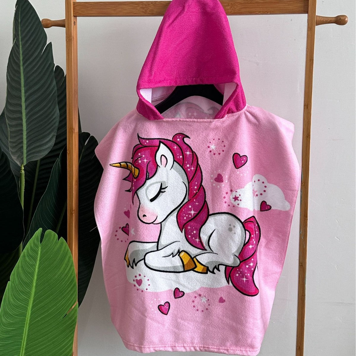 Kinder Haifisch-Design Kapuzenhandtuch Poncho Brehn