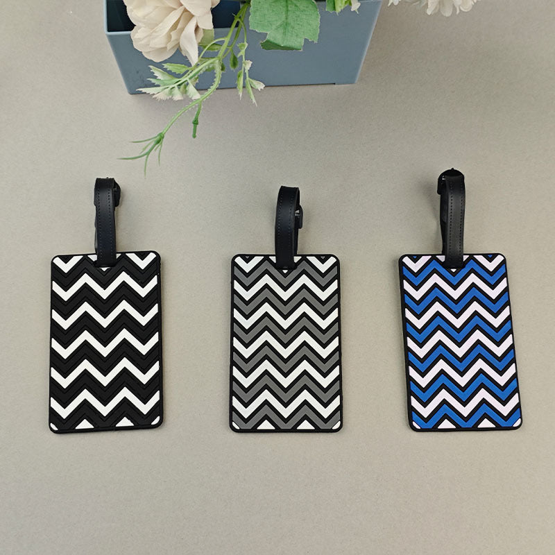 Unisex Chevron-Muster Reisegepäckanhänger Brehn