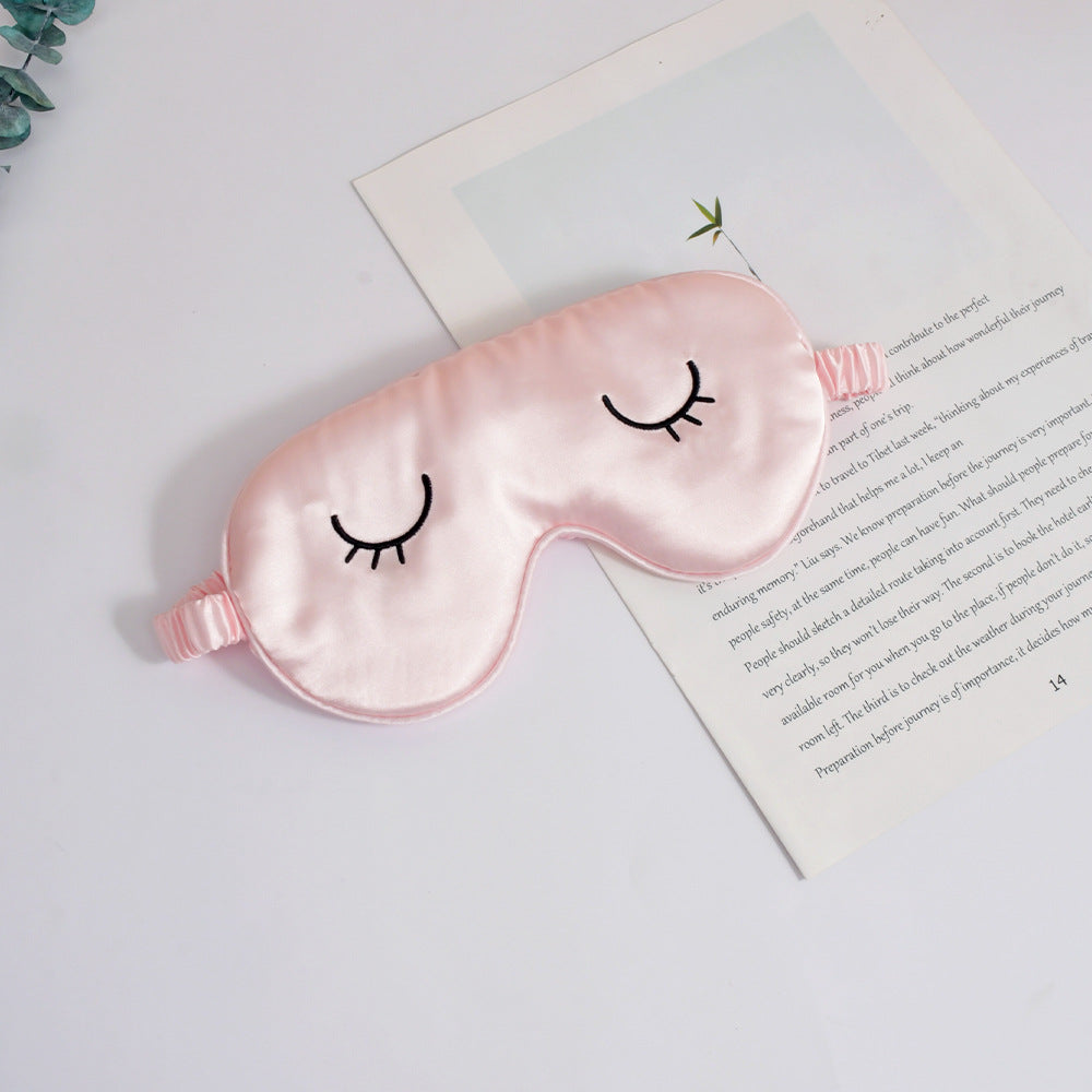 Unisex nan seidigweiche Augenmaske mit ergonomischer Kontur und verstellbarem Elastikband Brehn