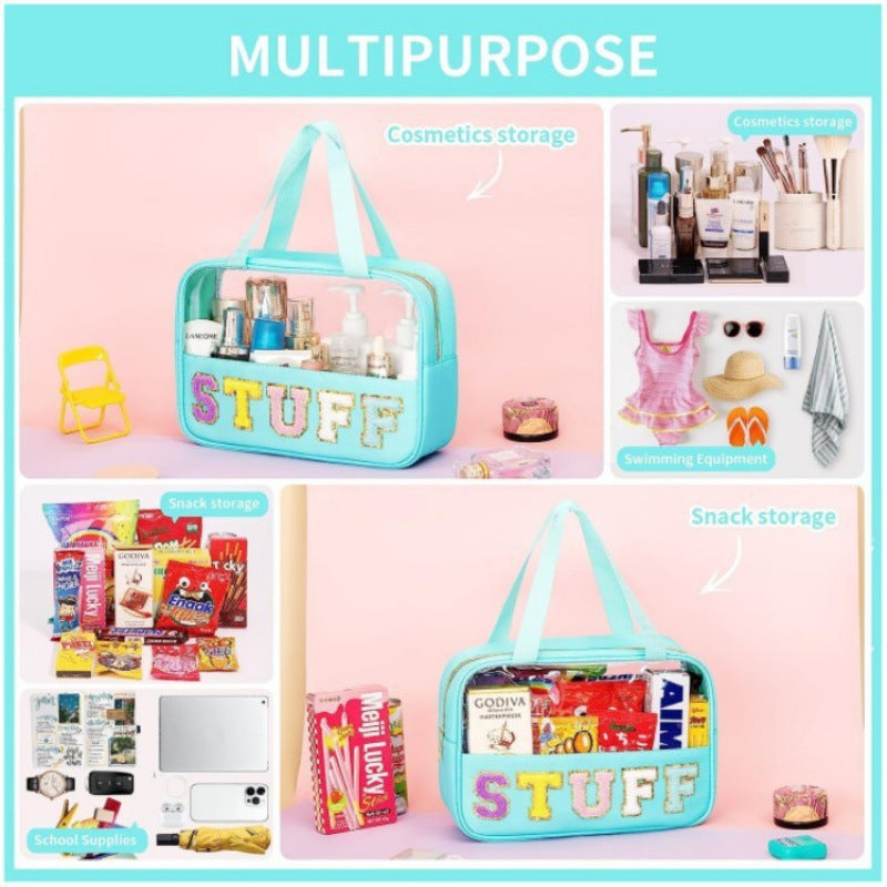 Kosmetik-Organizer Tasche mit Klarem Sichtfenster Brehn