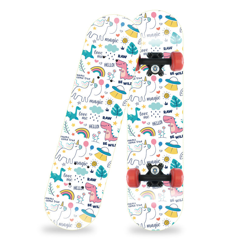 Cartoon-inspirierte Mini-Skateboard Brehn