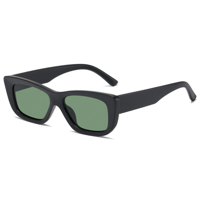 Damen modische Sonnenbrille mit rechteckigem Gestell Brehn
