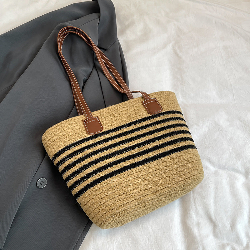 Gestreifter Gewebter Strandtasche Brehn