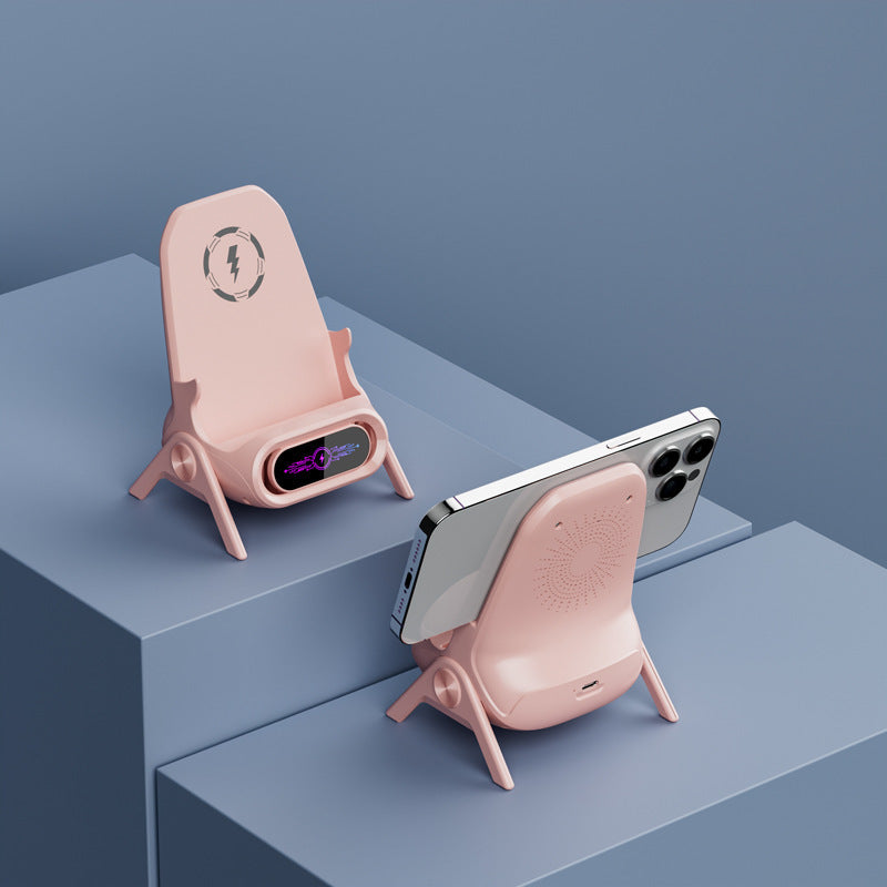 Qi Wireless Ladegerät mit Eingebautem Display Brehn