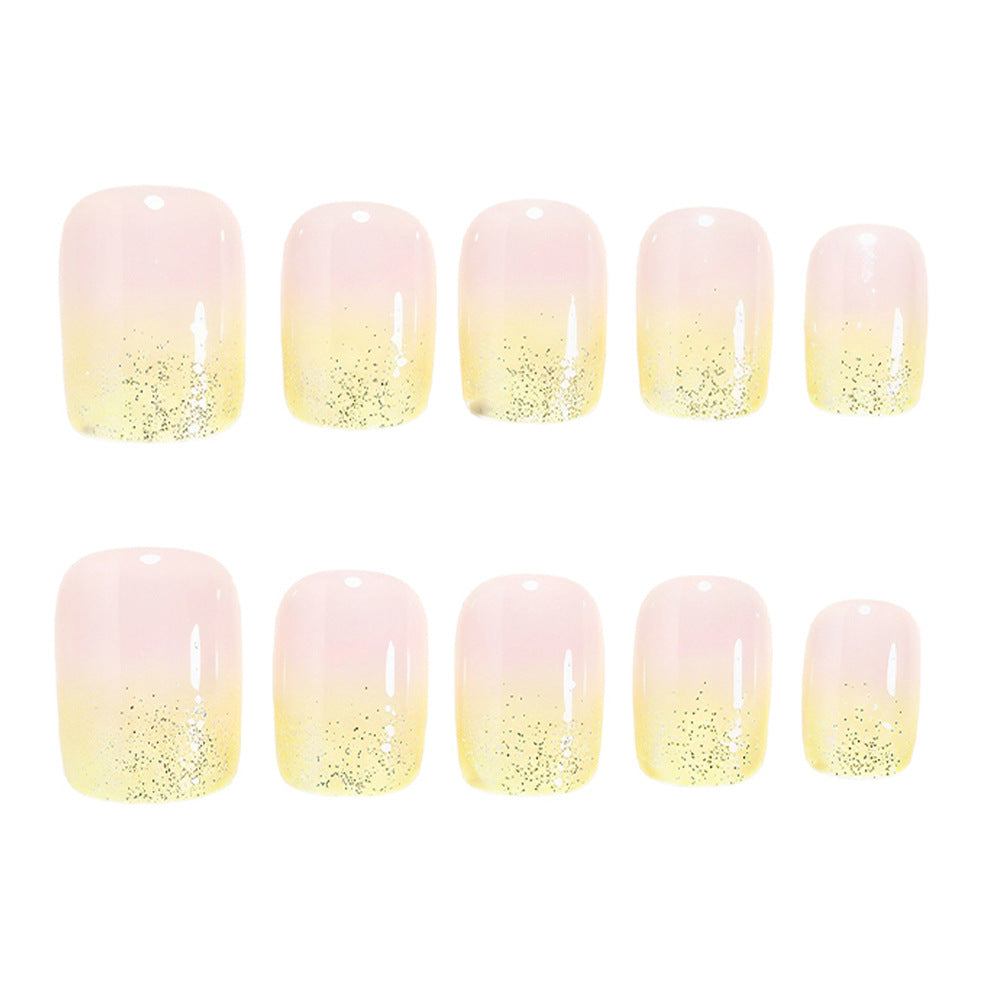 Elegante Ombre Druck-Nagelset Brehn