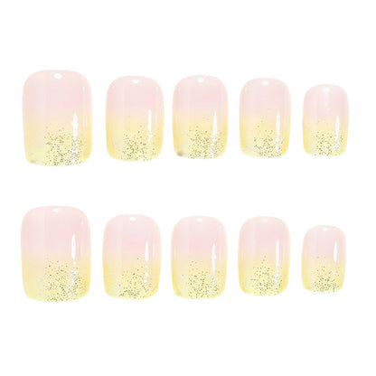 Elegante Ombre Druck-Nagelset Brehn